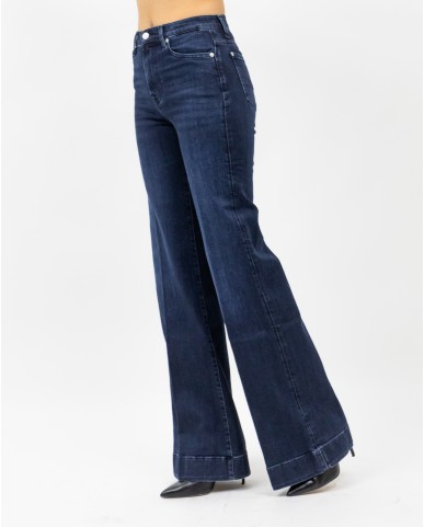 Seven - Jeans Dojo Zampa Blu Scuro Donna 7U330C42 U71BR I25