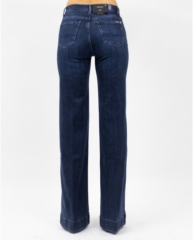 Seven - Jeans Dojo Zampa Blu Scuro Donna 7U330C42 U71BR I25