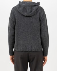 Arovescio - Women's Anthracite Wool Hoodie W1620/06 505 GRAPHIT I25