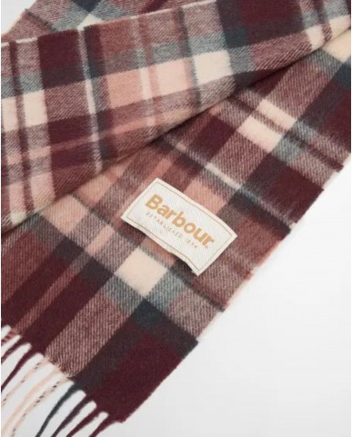 Barbour - Sciarpa Rosefield Tartan Bordeaux LSC0109 RE52 BORDEAU I25