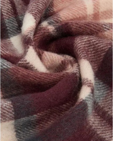 Barbour - Sciarpa Rosefield Tartan Bordeaux LSC0109 RE52 BORDEAU I25