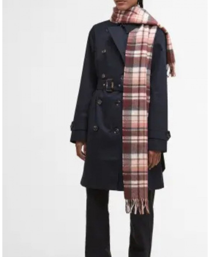 Barbour - Sciarpa Rosefield Tartan Bordeaux LSC0109 RE52 BORDEAU I25