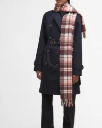 Barbour - Sciarpa Rosefield Tartan Bordeaux LSC0109 RE52 BORDEAU I25