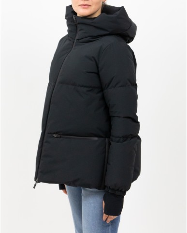 Herno - Women's Short Laminar Down Jacket in Black PI002045D 12840 9300 I25