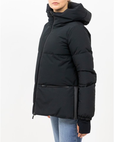 Herno - Women's Short Laminar Down Jacket in Black PI002045D 12840 9300 I25