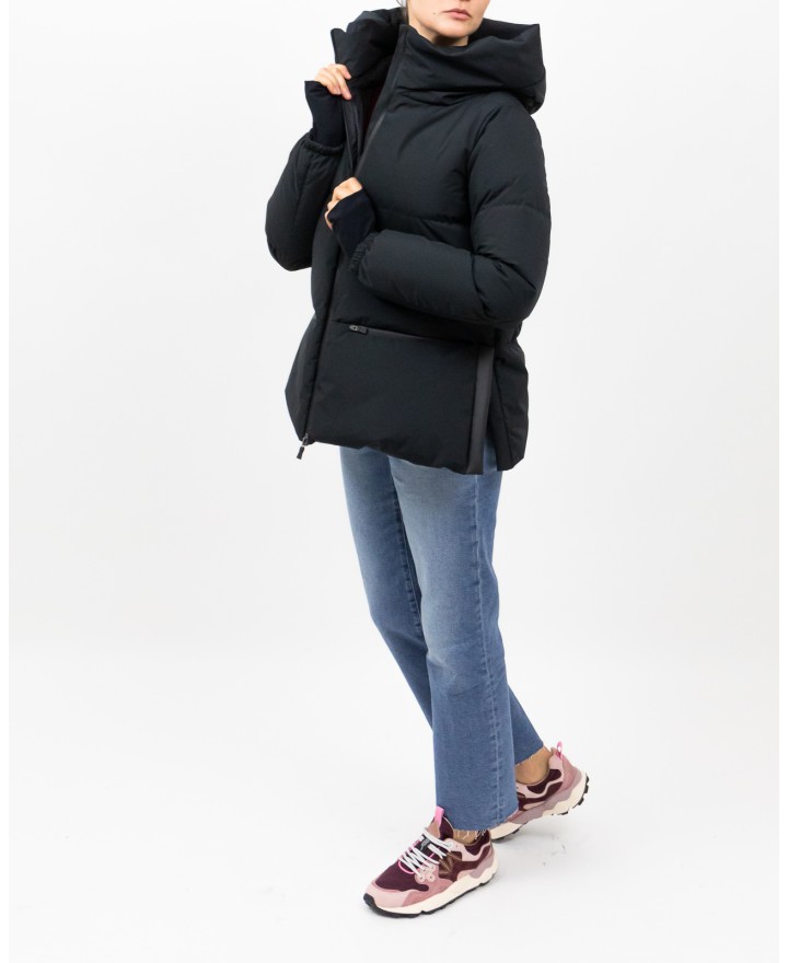 Herno - Women's Short Laminar Down Jacket in Black PI002045D 12840 9300 I25