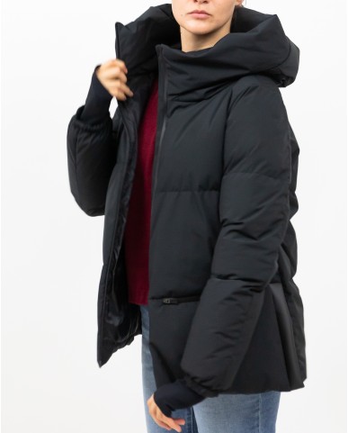 Herno - Women's Short Laminar Down Jacket in Black PI002045D 12840 9300 I25