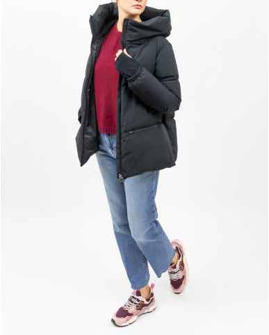 Herno - Women's Short Laminar Down Jacket in Black PI002045D 12840 9300 I25