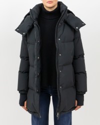 Herno - Women's Long Laminar Down Jacket in Black PI002047D 12840 9300 I25