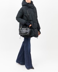 Herno - Women's Long Laminar Down Jacket in Black PI002047D 12840 9300 I25