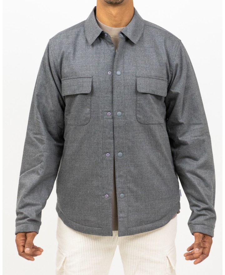 A Trip In A Bag - Giacca Camicia Reversibile Grigia Uomo ATD6820 004 GREY I25