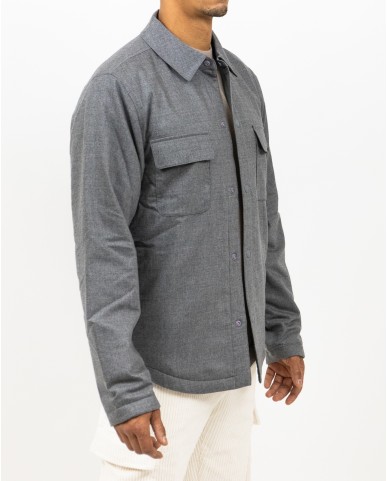 A Trip In A Bag - Giacca Camicia Reversibile Grigia Uomo ATD6820 004 GREY I25