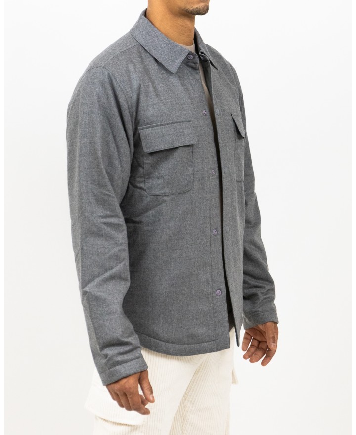 A Trip In A Bag - Giacca Camicia Reversibile Grigia Uomo ATD6820 004 GREY I25