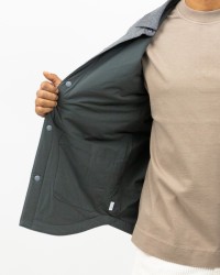 A Trip In A Bag - Giacca Camicia Reversibile Grigia Uomo ATD6820 004 GREY I25