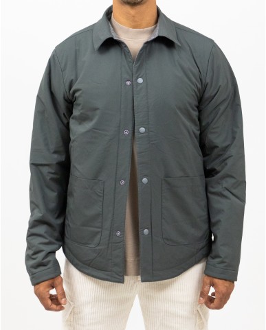 A Trip In A Bag - Giacca Camicia Reversibile Grigia Uomo ATD6820 004 GREY I25