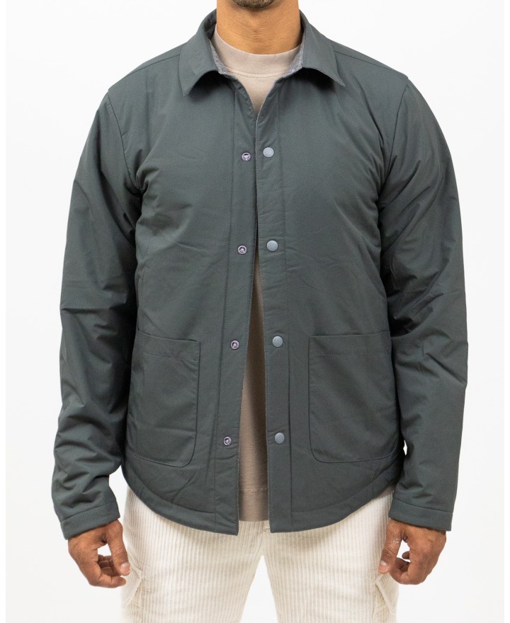 A Trip In A Bag - Giacca Camicia Reversibile Grigia Uomo ATD6820 004 GREY I25