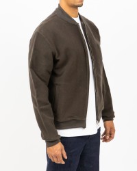 A Trip In A Bag - Bomber Lana Marrone Uomo  ATF7620 036 COFFEE I25