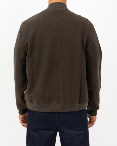 A Trip In A Bag - Bomber Lana Marrone Uomo  ATF7620 036 COFFEE I25