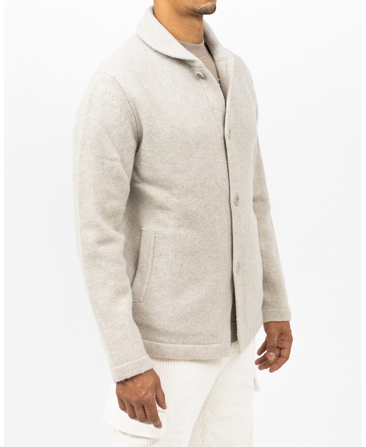 A Trip In A Bag - Camicia Lana Beige Uomo ATF7310 019 BEIGE I25