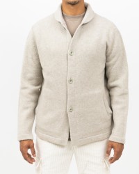 A Trip In A Bag - Camicia Lana Beige Uomo ATF7310 019 BEIGE I25