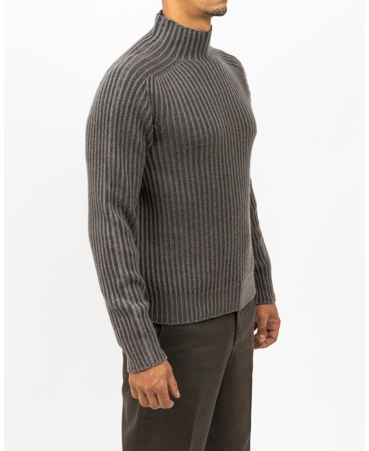 A Trip In A Bag - Lupetto Tortora Uomo ATF7030 012 TAUPE I25