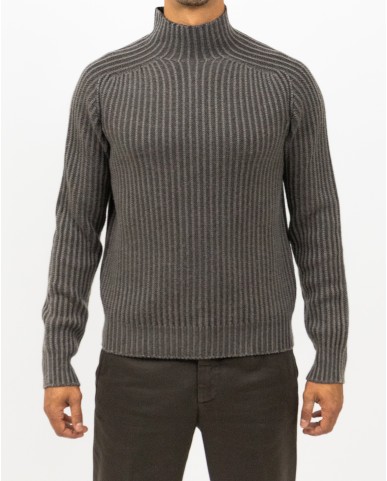 A Trip In A Bag - Lupetto Tortora Uomo ATF7030 012 TAUPE I25