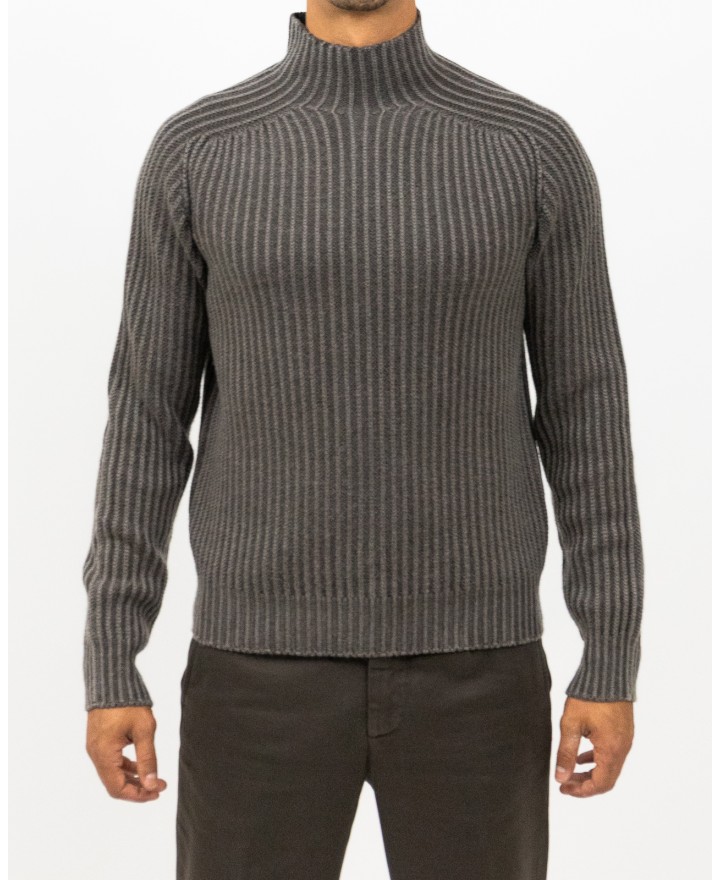 A Trip In A Bag - Lupetto Tortora Uomo ATF7030 012 TAUPE I25