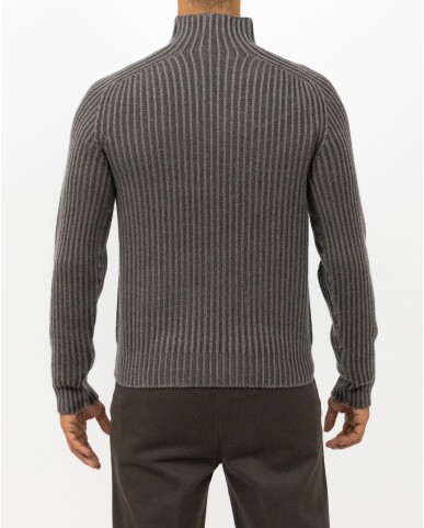 A Trip In A Bag - Lupetto Tortora Uomo ATF7030 012 TAUPE I25