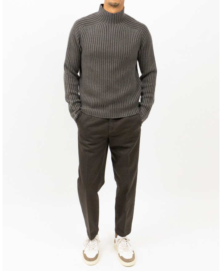 A Trip In A Bag - Lupetto Tortora Uomo ATF7030 012 TAUPE I25