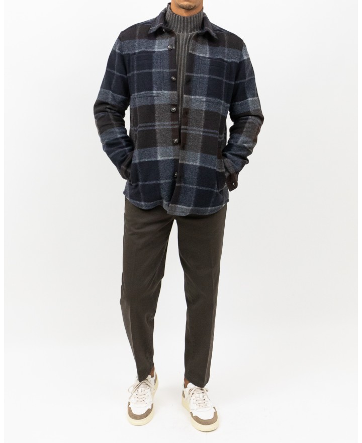 Barbour - Giacca Camicia Berry Blu Uomo MOS0400 TN38 I25