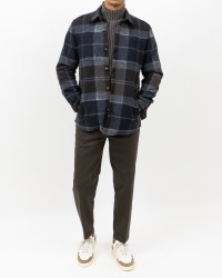 Barbour - Giacca Camicia Berry Blu Uomo MOS0400 TN38 I25