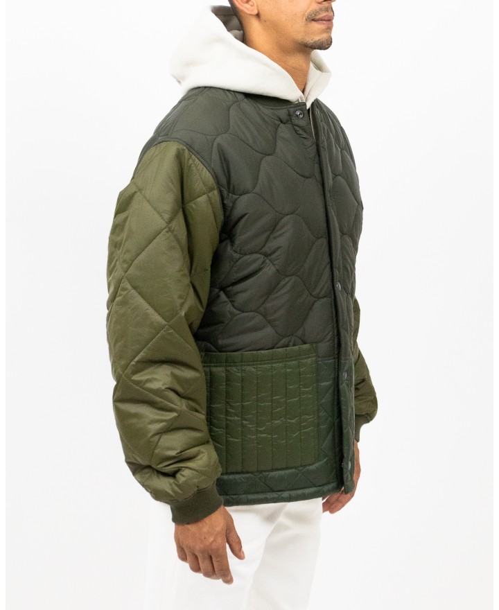 Barbour - Giubbotto Trapuntato Cording Olive Uomo MQU1855 GN72 I25