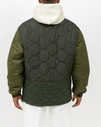 Barbour - Giubbotto Trapuntato Cording Olive Uomo MQU1855 GN72 I25