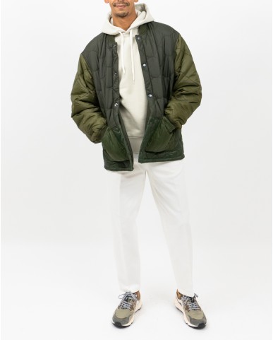 Barbour - Giubbotto Trapuntato Cording Olive Uomo MQU1855 GN72 I25