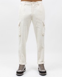 A Trip In A Bag - Men's Cream Wide Rib Velvet Pants ATF5510 025 IVORY I25