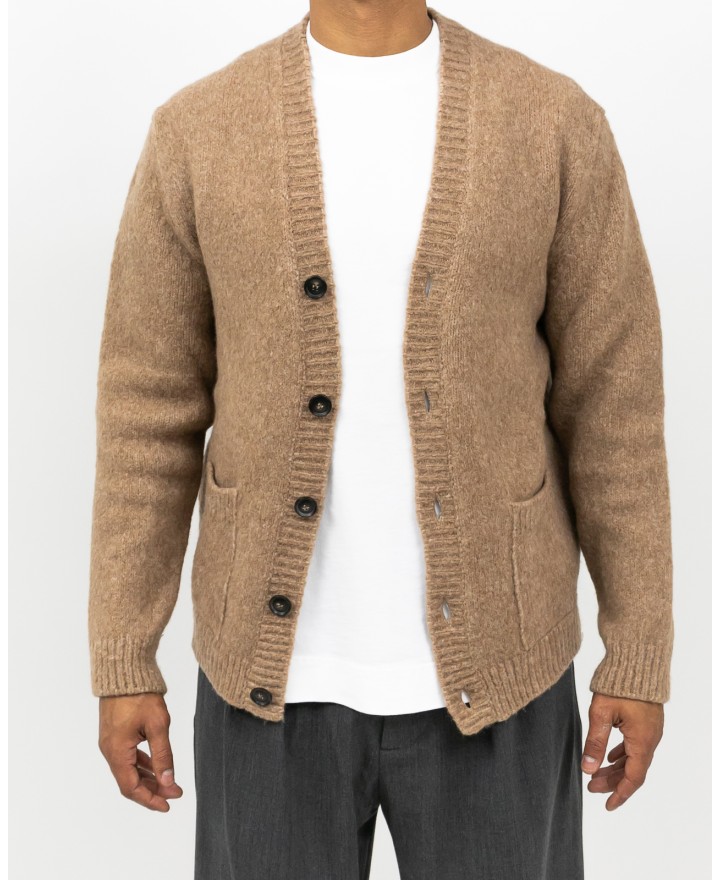 Settefili - Men's Camel Cardigan RAVEL6CA VE4 I25