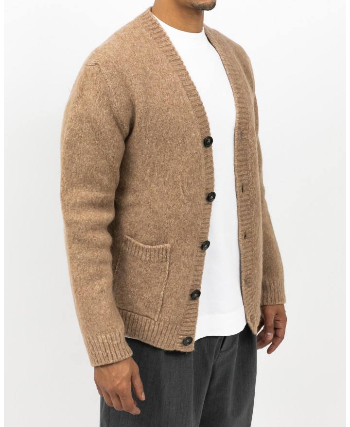Settefili - Men's Camel Cardigan RAVEL6CA VE4 I25