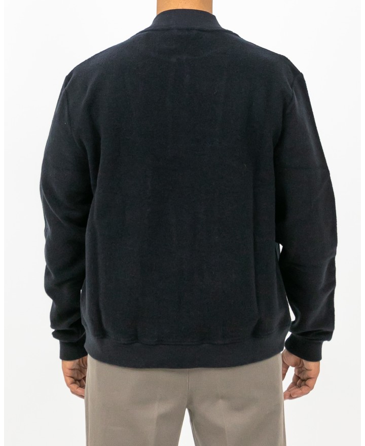 A Trip In A Bag - Bomber Lana Blu Navy Uomo  ATF7620 036 NAVY I25