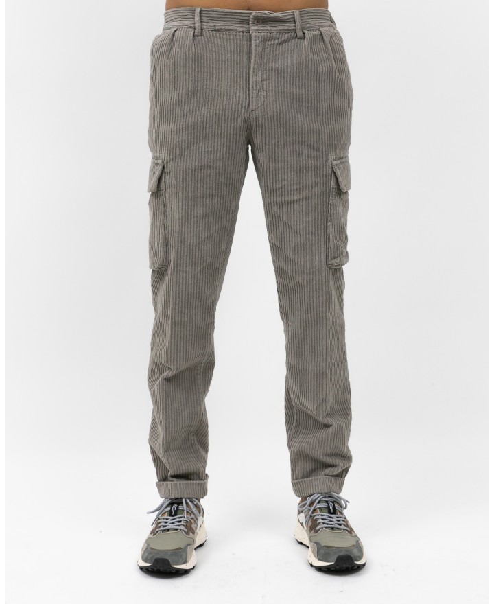 A Trip In A Bag - Pantalone Velluto Costa Larga Tortora Uomo ATF5510 025 TAUPE I25
