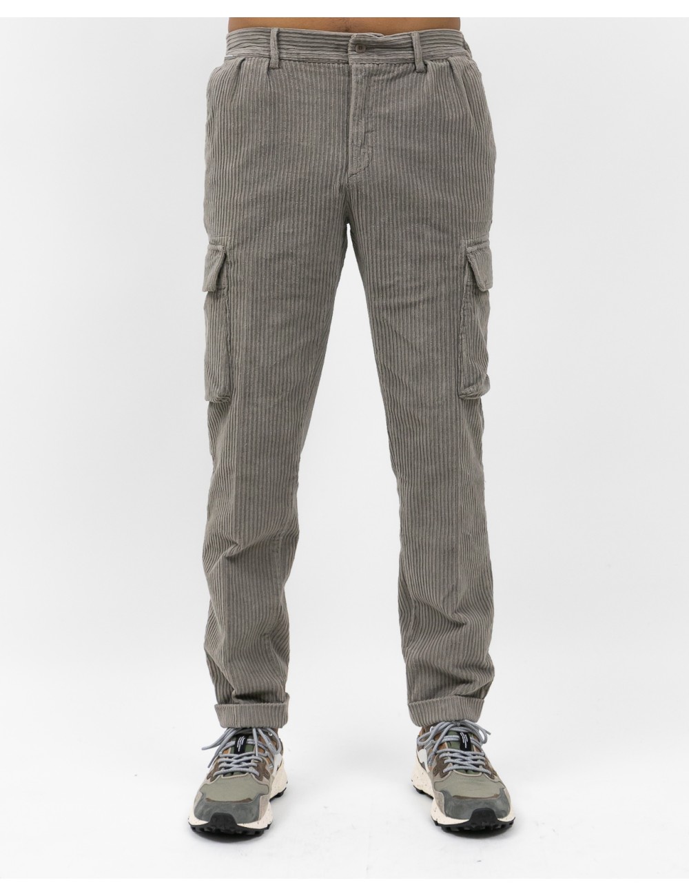 A Trip In A Bag - Pantalone Velluto Costa Larga Tortora Uomo ATF5510 025 TAUPE I25