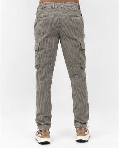 A Trip In A Bag - Pantalone Velluto Costa Larga Tortora Uomo ATF5510 025 TAUPE I25