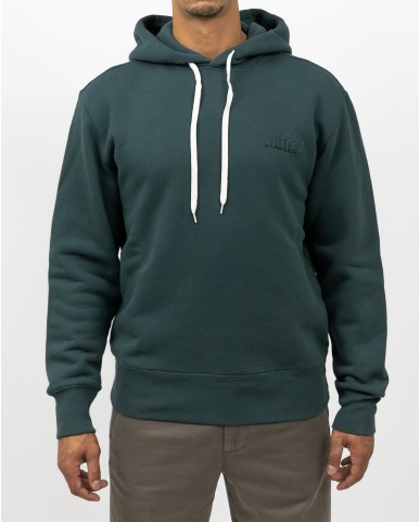 Autry - Felpa Cappuccio Verde Uomo HOPM M1HG P25