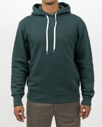 Autry - Felpa Cappuccio Verde Uomo HOPM M1HG P25