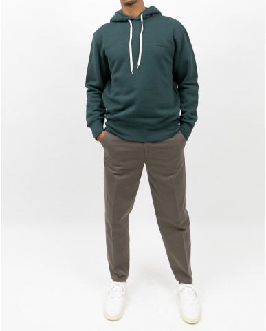 Autry - Felpa Cappuccio Verde Uomo HOPM M1HG P25