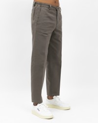 Briglia - Pantalone Portofino Gamba Larga Cotone Tortora Uomo PORTOFINOD400121 36 I25