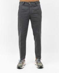 Briglia - Pantalone Portofino Gamba Larga Cotone Grigio Uomo PORTOFINOD400121 70 I25