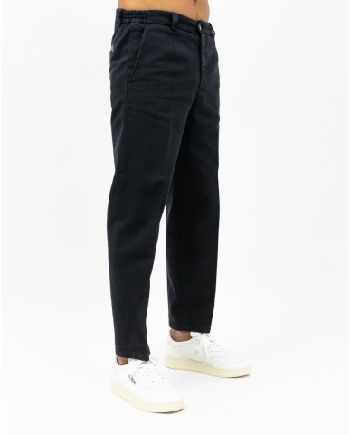 Briglia - Pantalone Portofino Gamba Larga Cotone Blu Uomo PORTOFINOD400121 11 I25