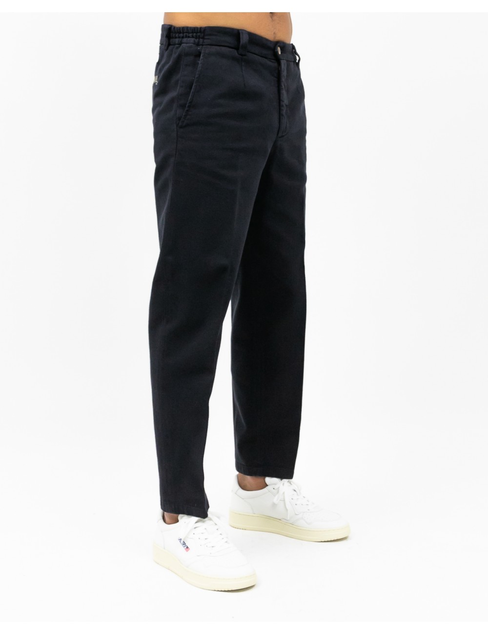 Briglia - Pantalone Portofino Gamba Larga Cotone Blu Uomo PORTOFINOD400121 11 I25