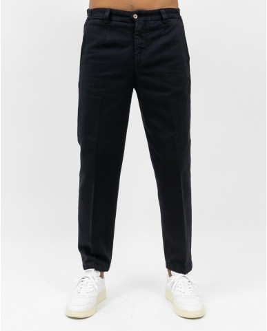 Briglia - Pantalone Portofino Gamba Larga Cotone Blu Uomo PORTOFINOD400121 11 I25