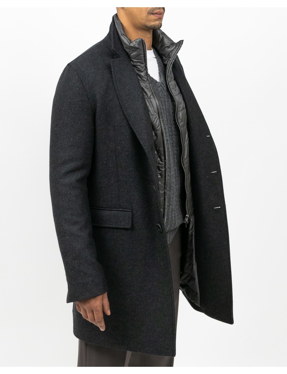 Herno - Cappotto Imbottito Grigio Uomo CA000202U 33432R 949 I25